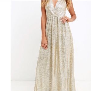 LuLu’s Shimmery Maxi Dress